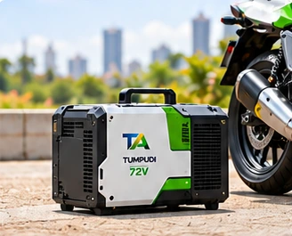 Compact portable charging module concept